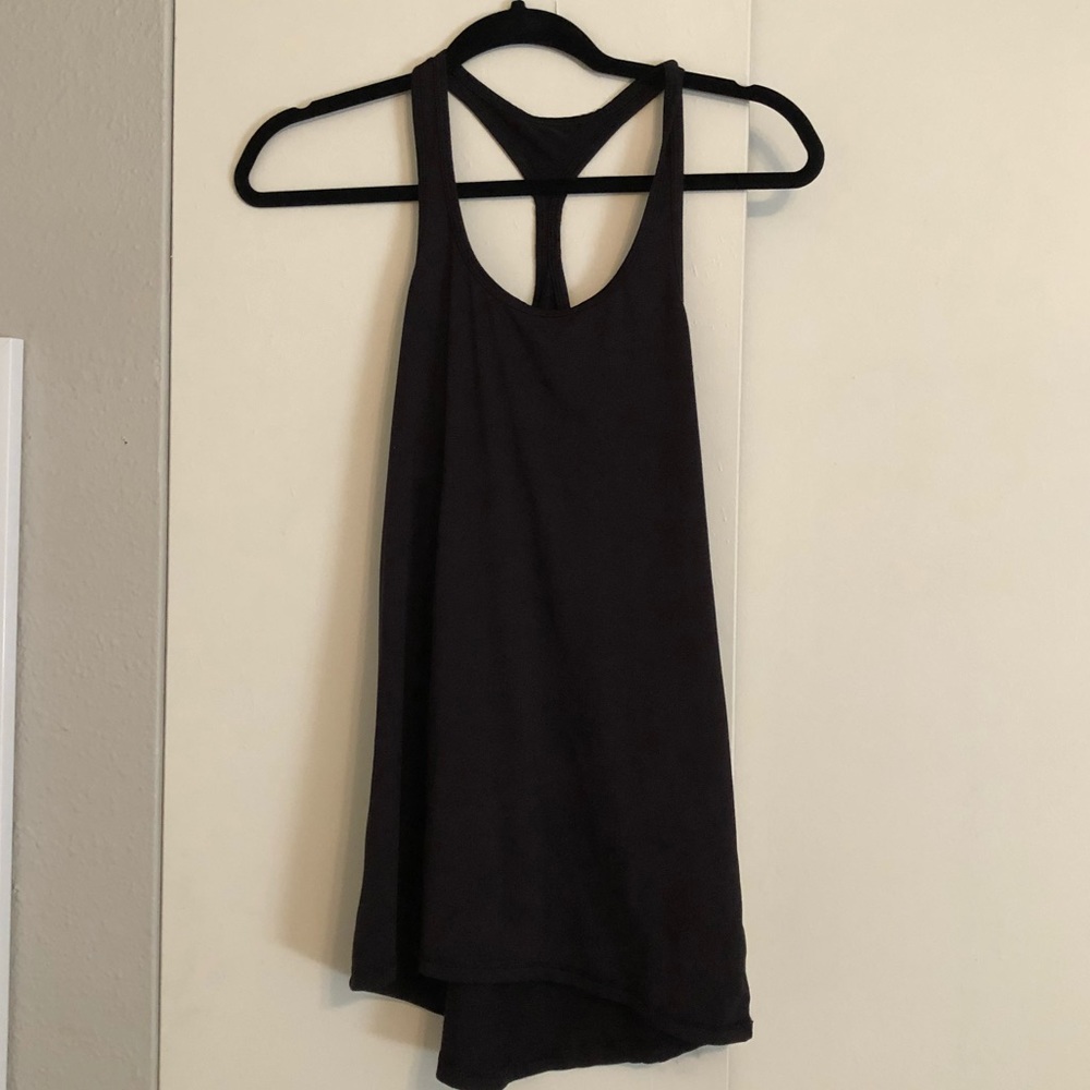 Black tank top